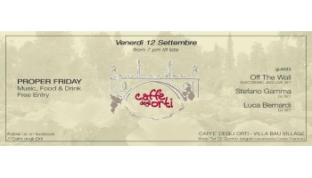 Caffè degli Orti Roma 12 Settembre 2014