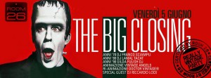 Room 26 venerdì 5 giugno 2015 – Serata anni 80/90 – chiusura