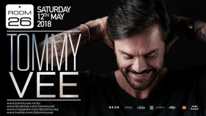 Room 26 sabato 12 maggio 2018 – TOMMY VEE