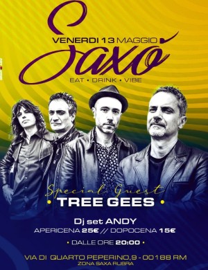 Saxo venerdi 13 maggio 2022 – Apericena Live & Disco 80