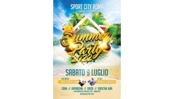 Sport City Roma sabato 9 luglio – Musica Bordo Piscina & Discoteca 9 Luglio 2022