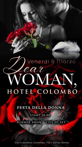 Hotel Colombo venerdi 8 marzo – Cena e Live music Festa Della Donna