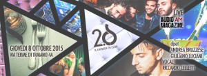 Os Club giovedì 8 ottobre 2015 – aperitivo cena e discoteca