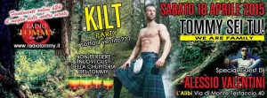 Alibi – Sabato 11 APRILE 2015 – Tommy Night