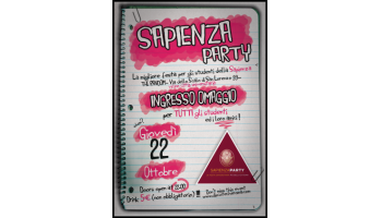 Sapienza Party – Ingresso Omaggio – 1 Drink Gratis agli studenti della Sapienza – Scalo 99 San Lorenzo – Giovedì 22 Ottobre 2015 22 Ottobre 2015